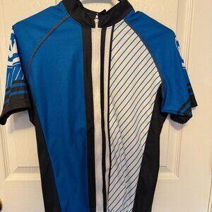 Canari Blue/White Cycling Jersey - Small